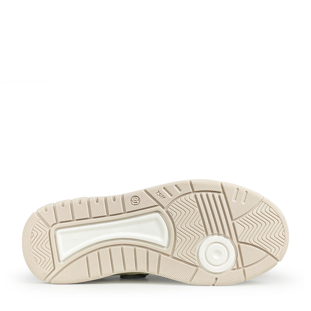 Zool van Ocra sneaker wit met zwart en extra grip