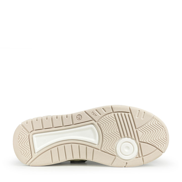 Zool van Ocra sneaker wit met zwart en extra grip