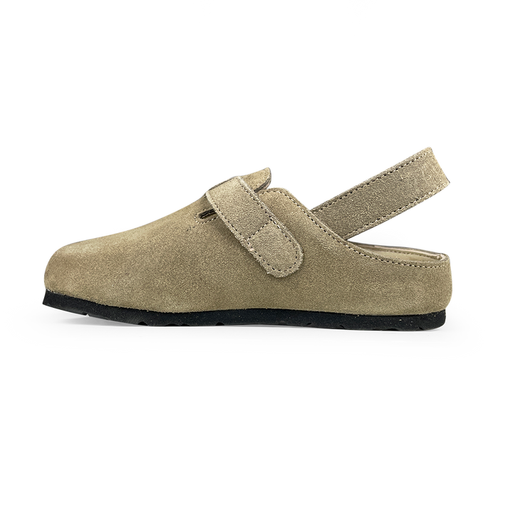 Klomppantoffel taupe