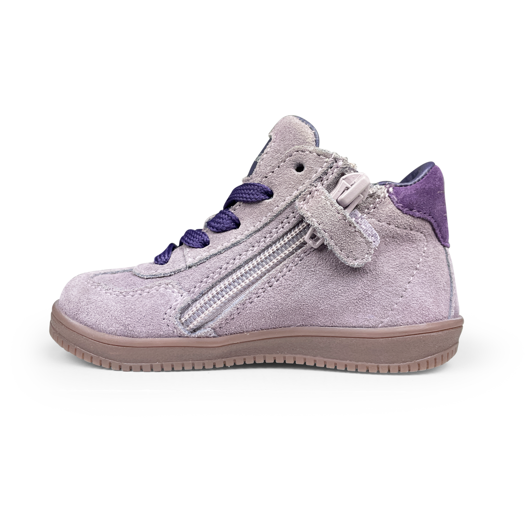 Lila hoge sneaker