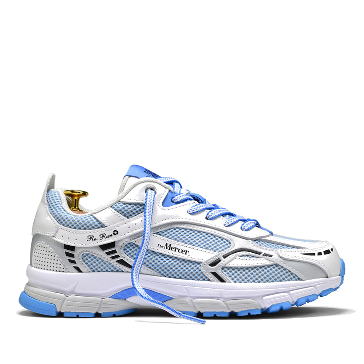 Re-Run white blue