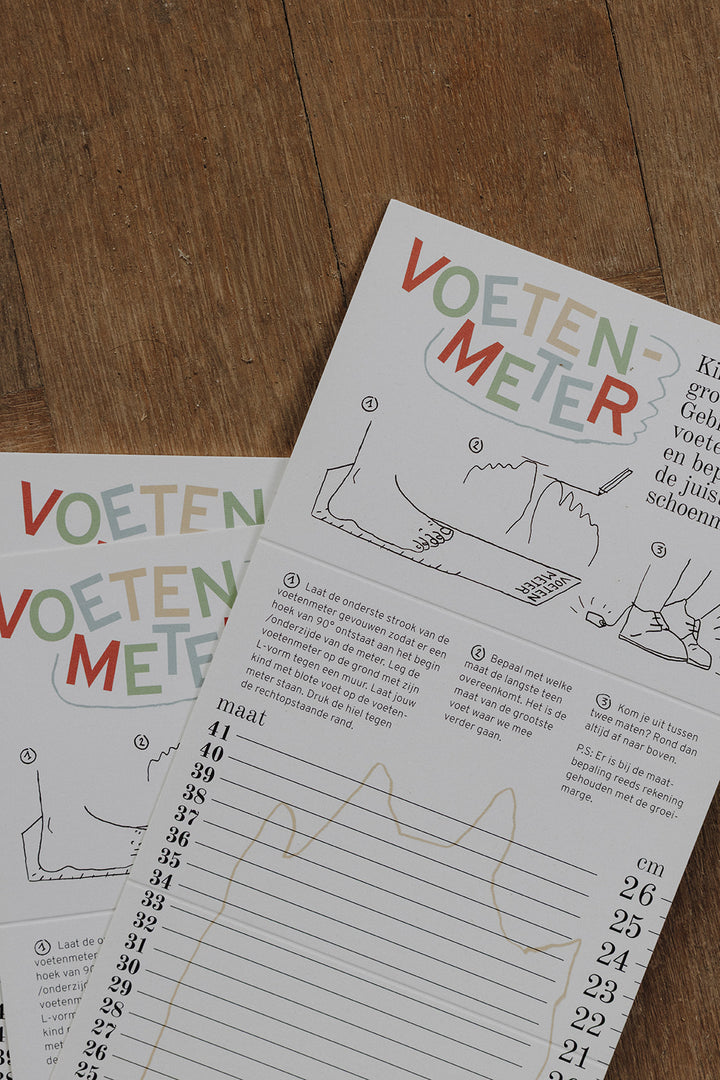 Onze GRATIS voetenmeter