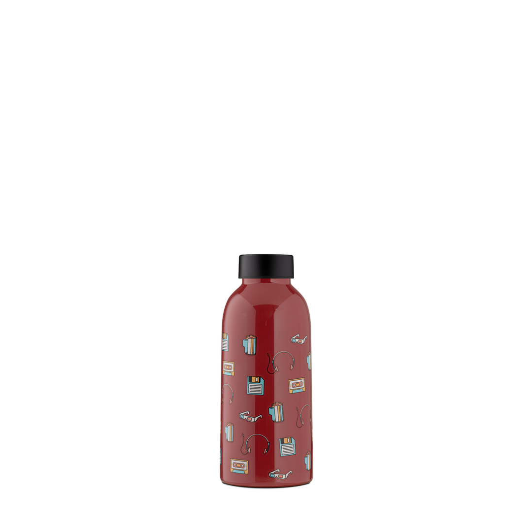 Thermofles MamaWata in rood met retro print
