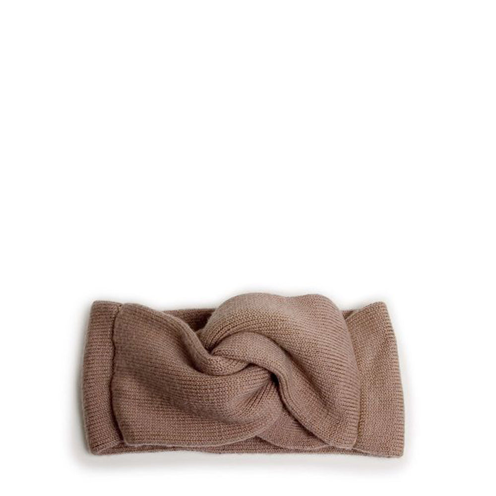 Woolen headband Chocolat au lait