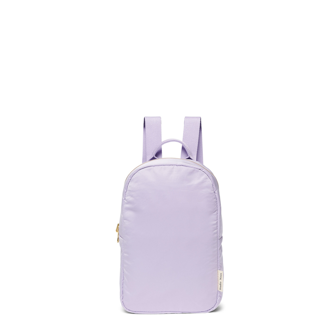 Paarse rugzak mini puffy