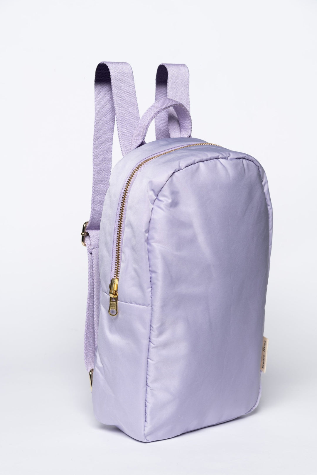 Paarse rugzak mini puffy