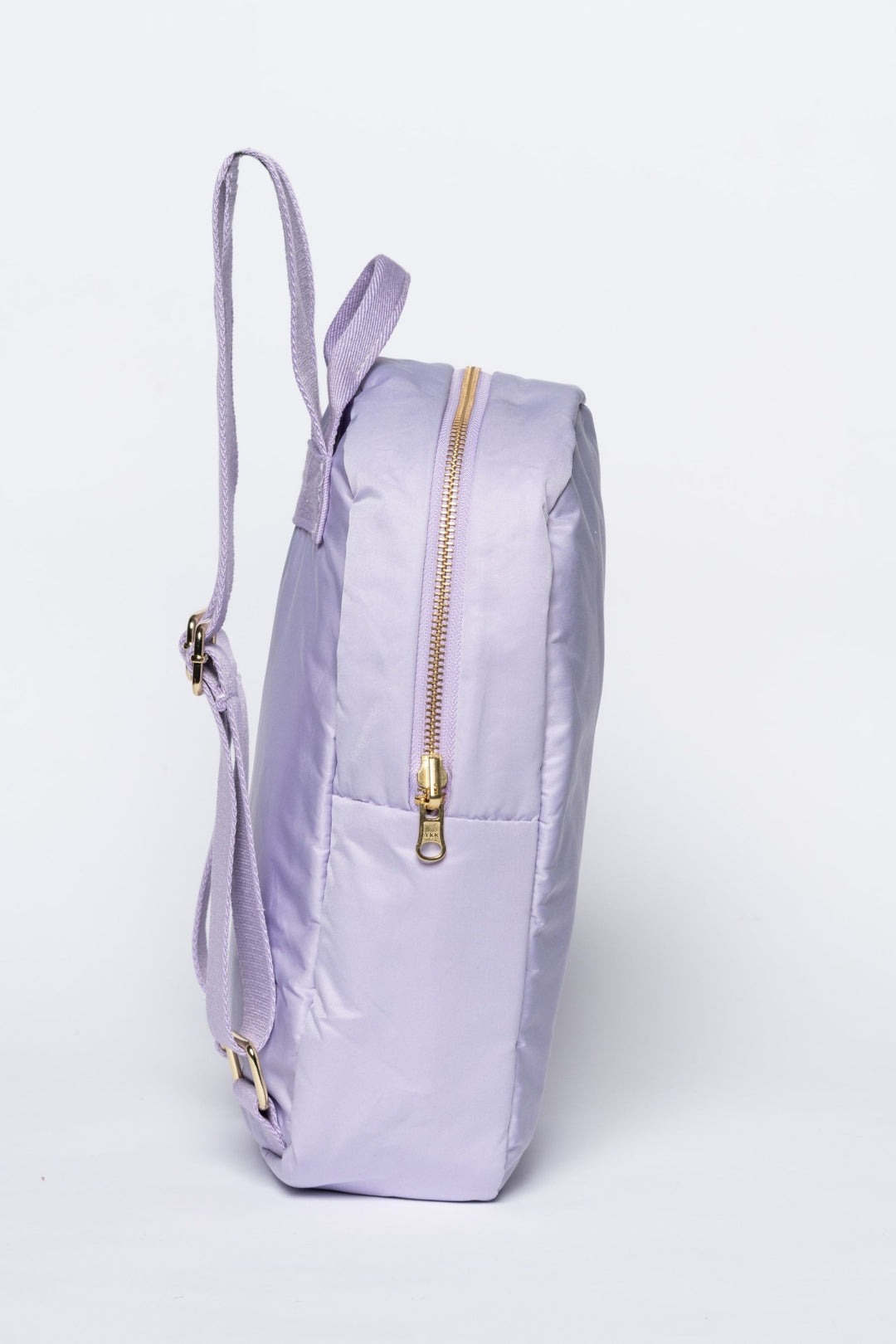 Paarse rugzak mini puffy