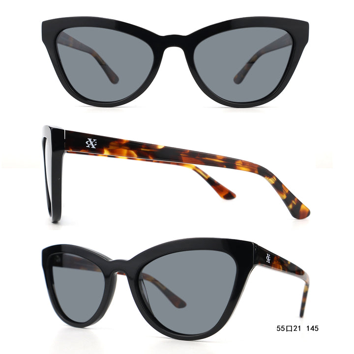 Sunglasses Obsidian Black + Brown Tortoise
