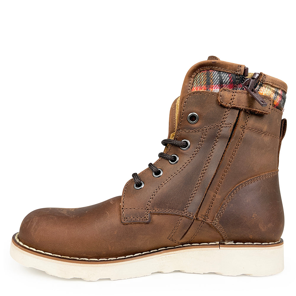Brown ankle boots