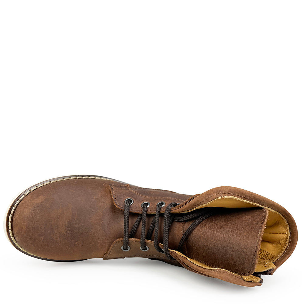 Brown ankle boots