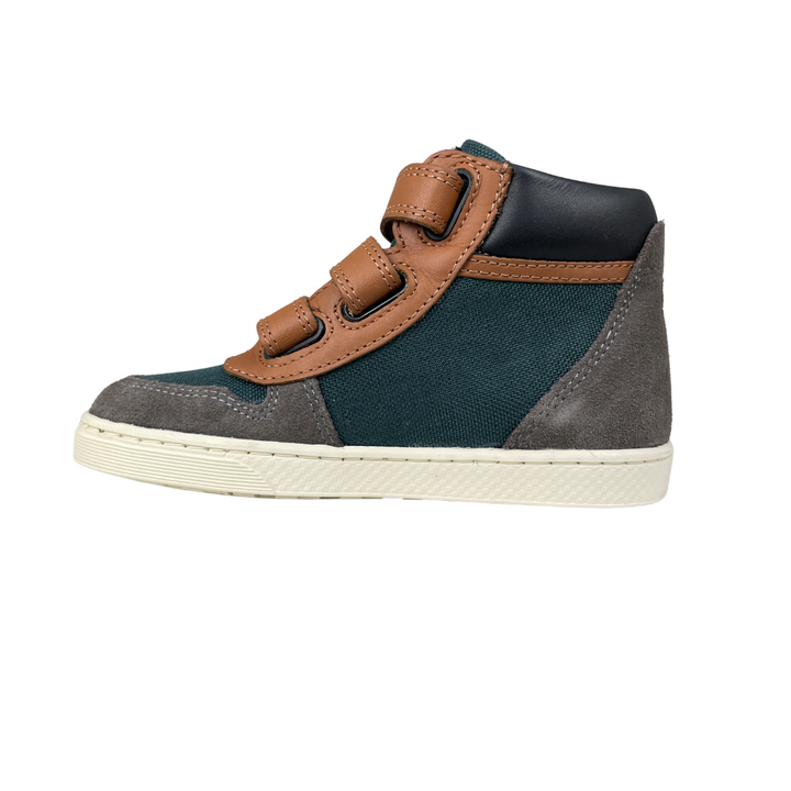 Sneaker groen-bruin