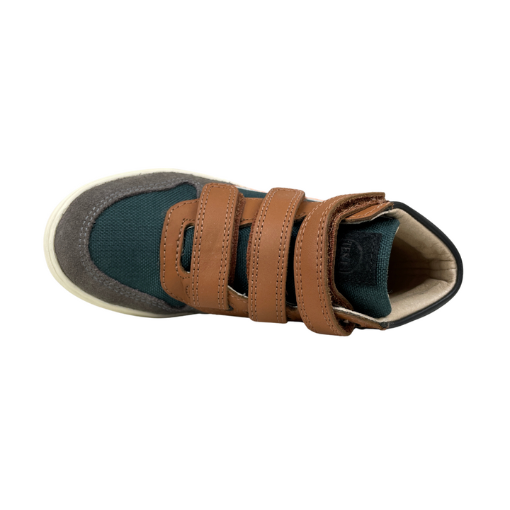 Sneaker groen-bruin