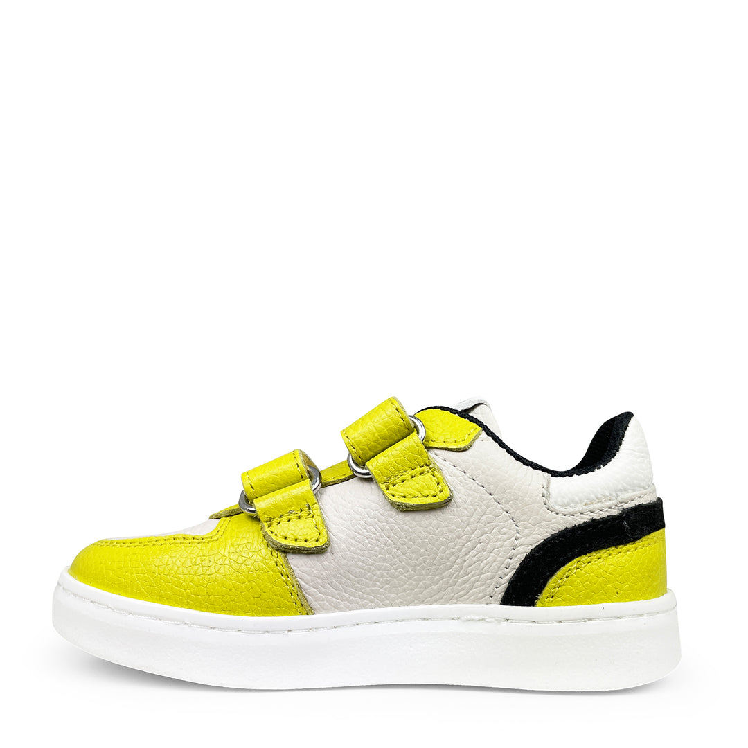 Sneaker velco geel