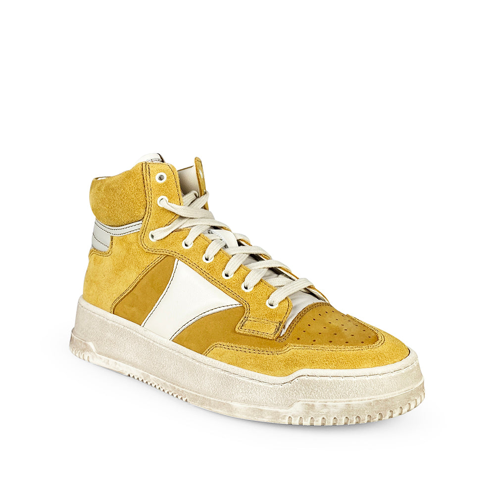 Sneaker ochre / white