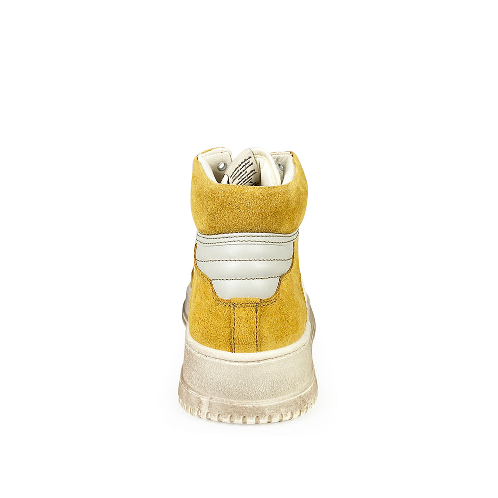 Sneaker ochre / white