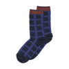 Socks with panels multi color navy blue