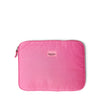 Pink puffy laptop sleeve