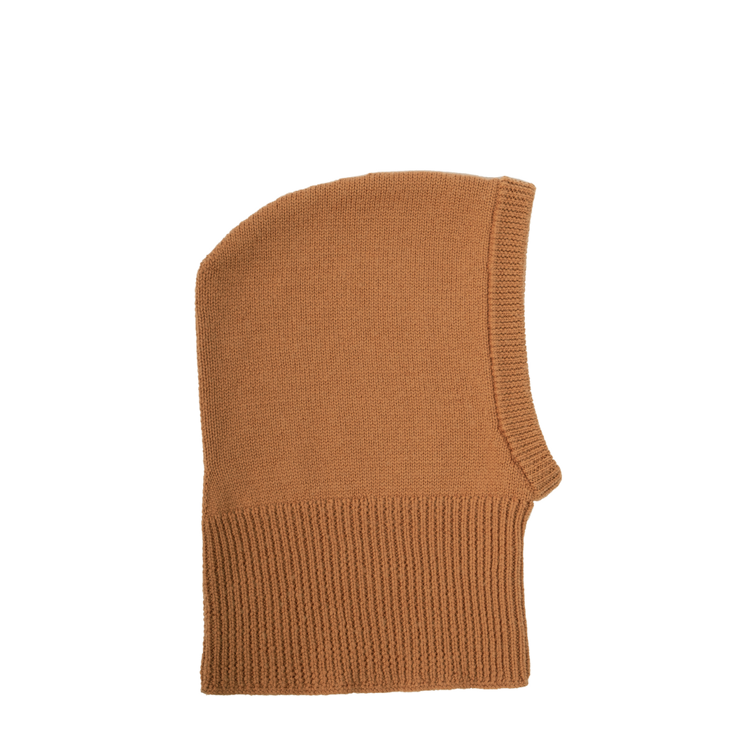 Merino Wool balaclava child - caramel color