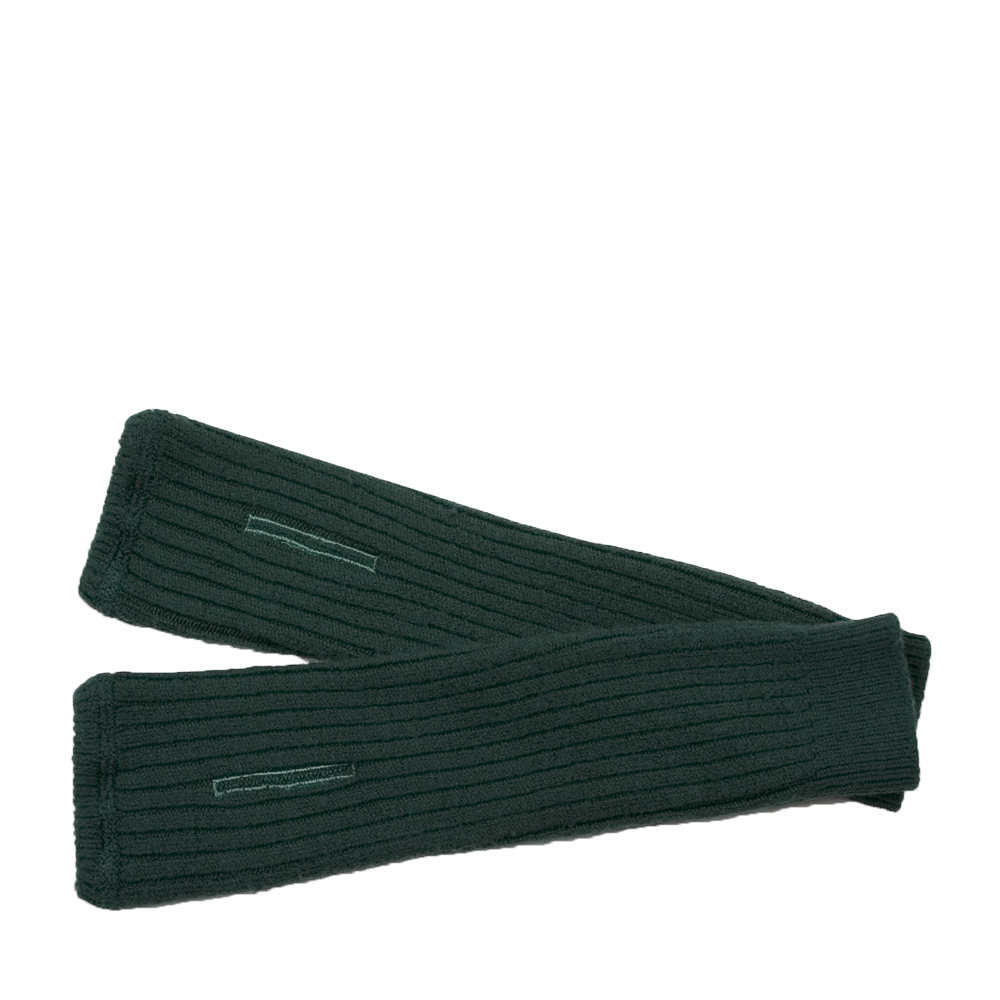 Gloves without tips forest green (adult)
