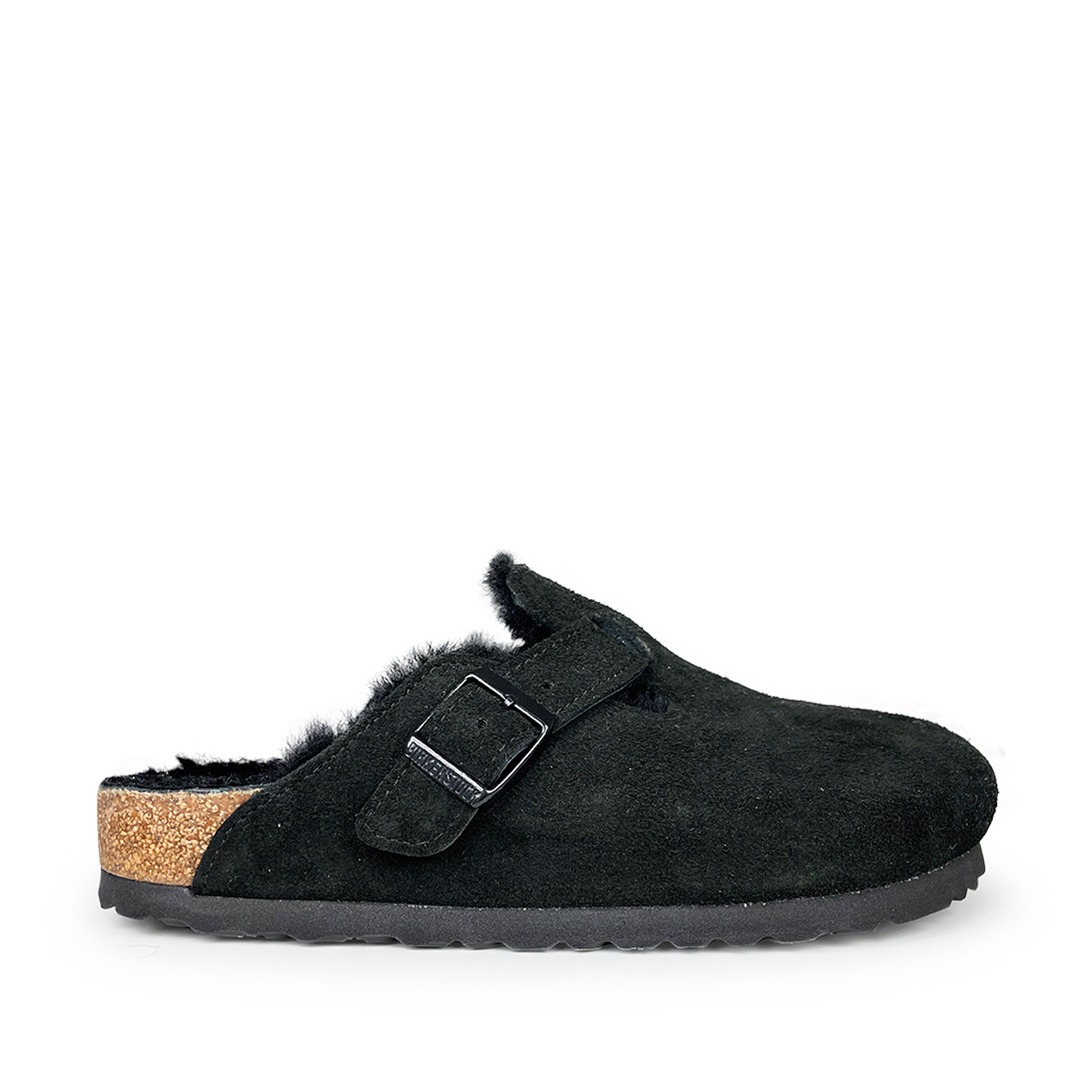 Slipper black / wool
