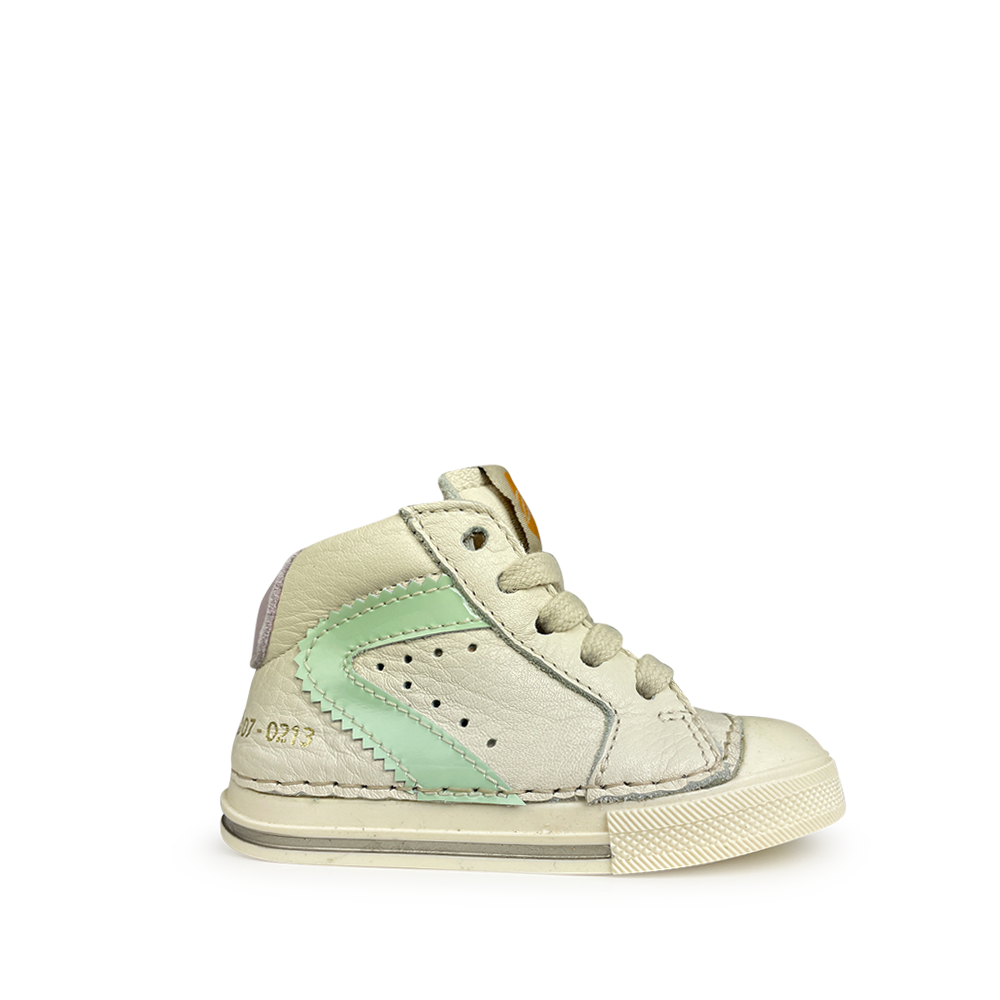 Sneaker white / aqua