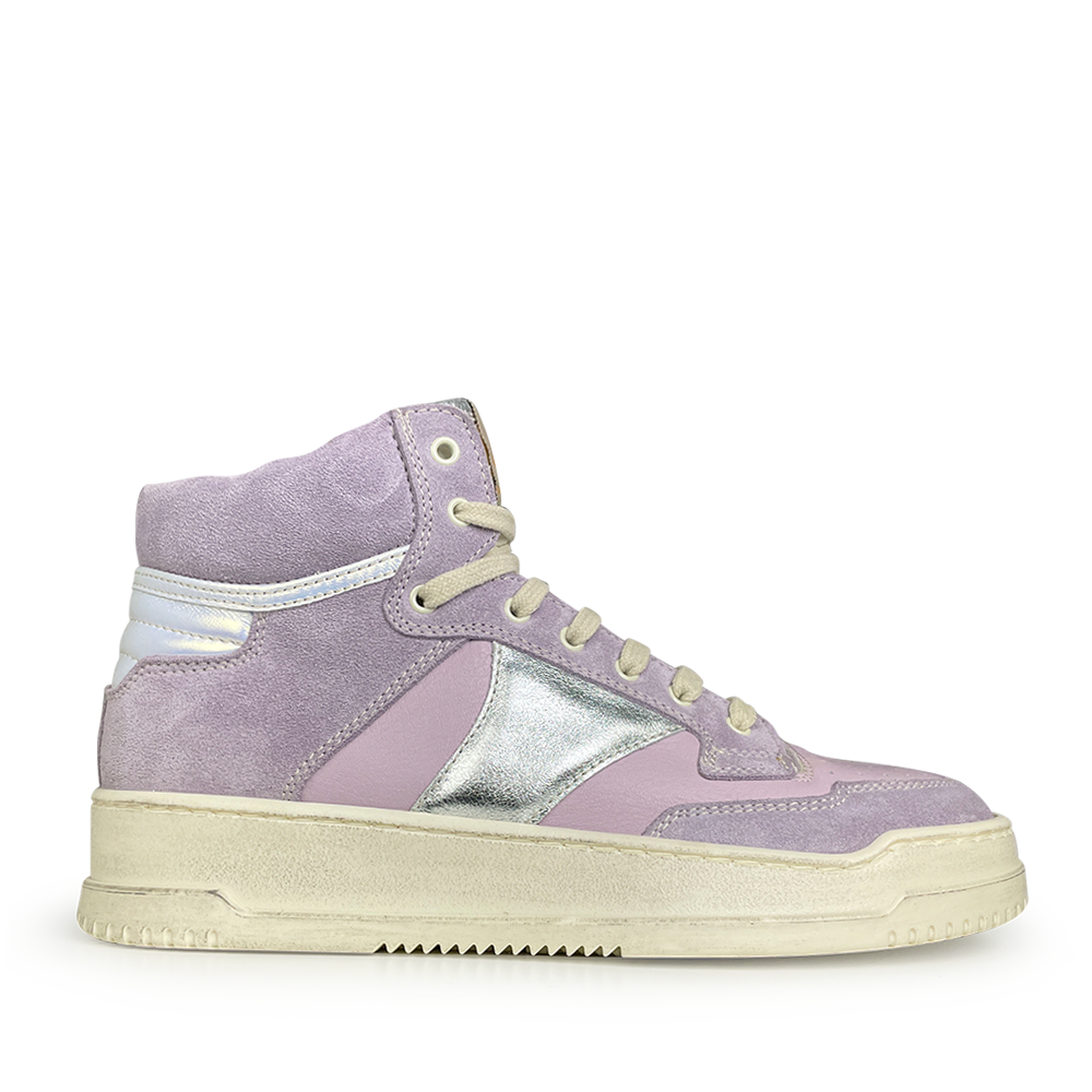 Sneaker lila / zilver