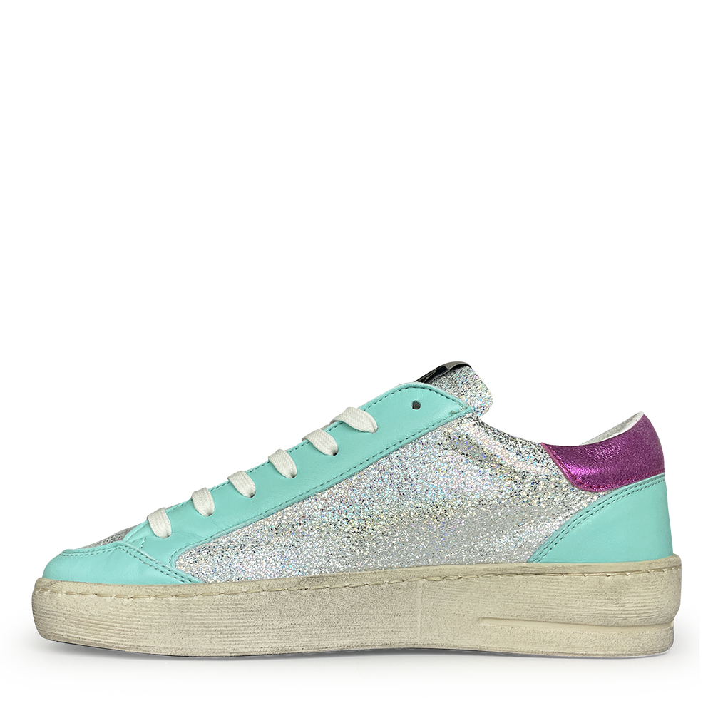 Sneaker silver / blue