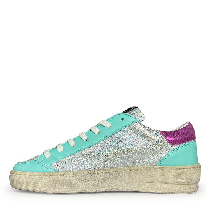 Sneaker silver / blue