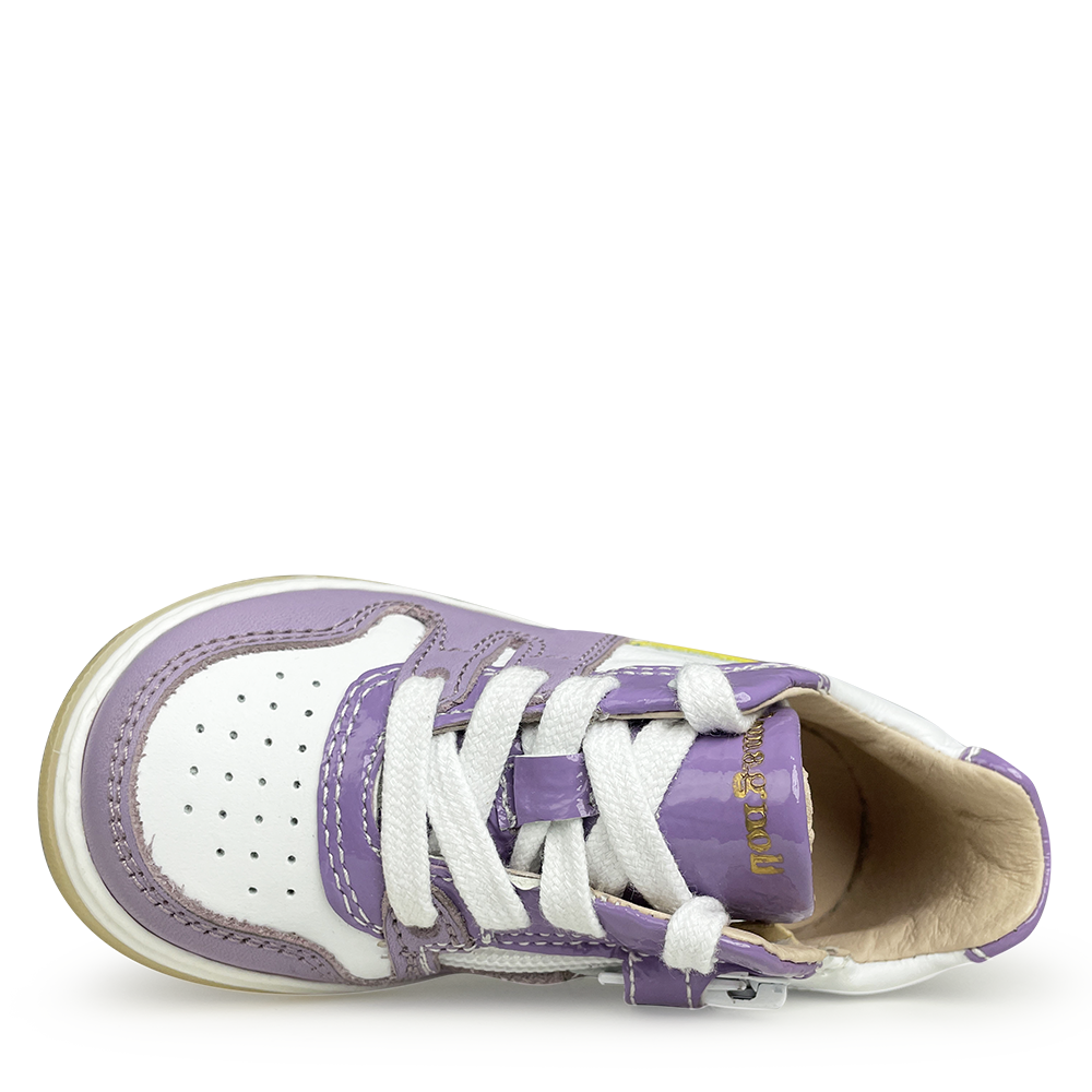 White purple sneaker