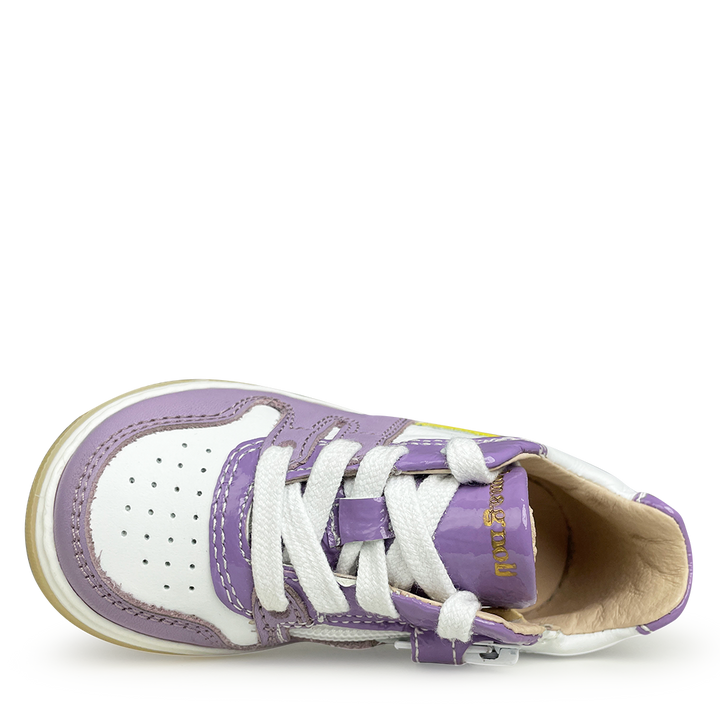 White purple sneaker