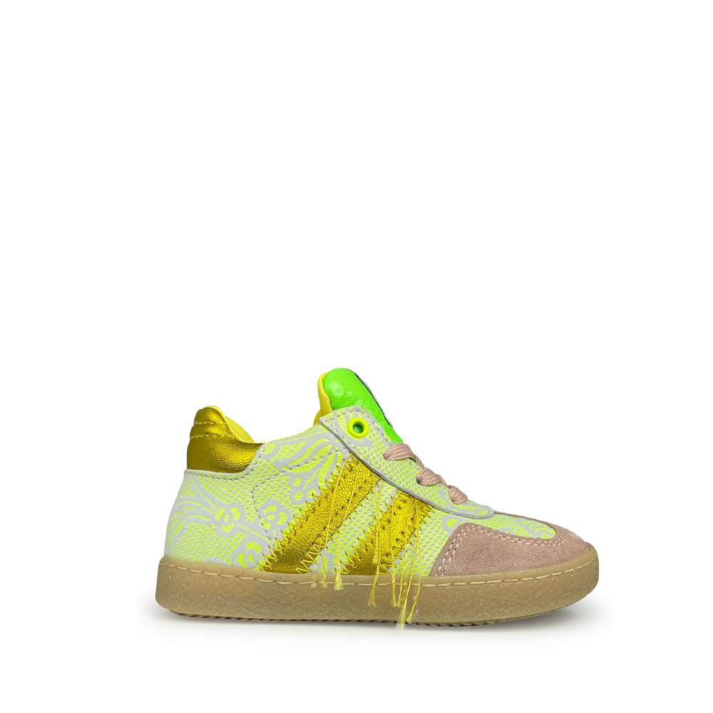 Sneaker geel en goud