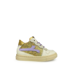 Sneaker glitter goud en lila