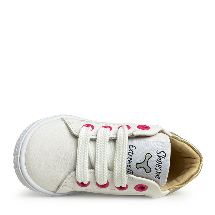 Pre-sneaker white and platinum