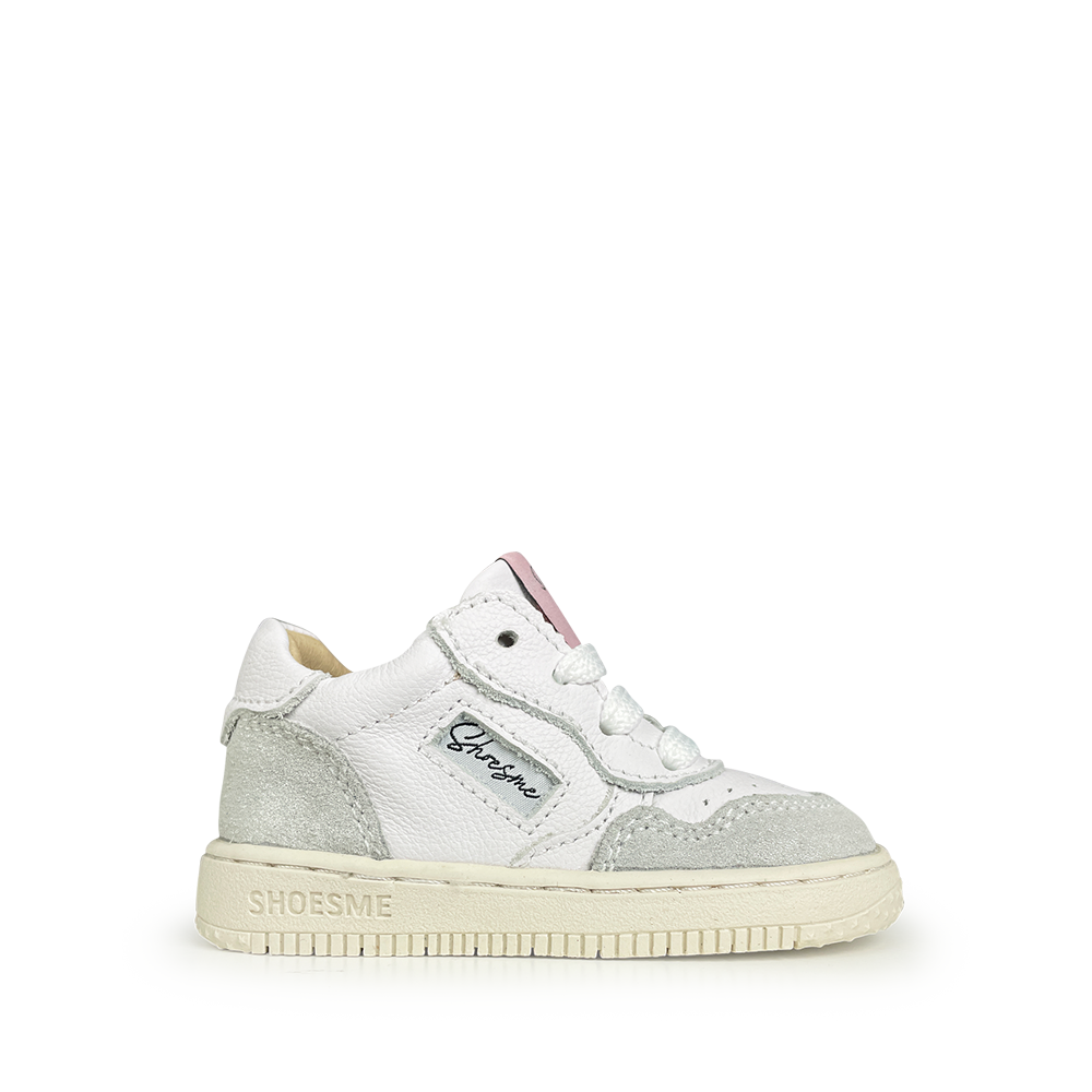 Pre-sneaker silver and white