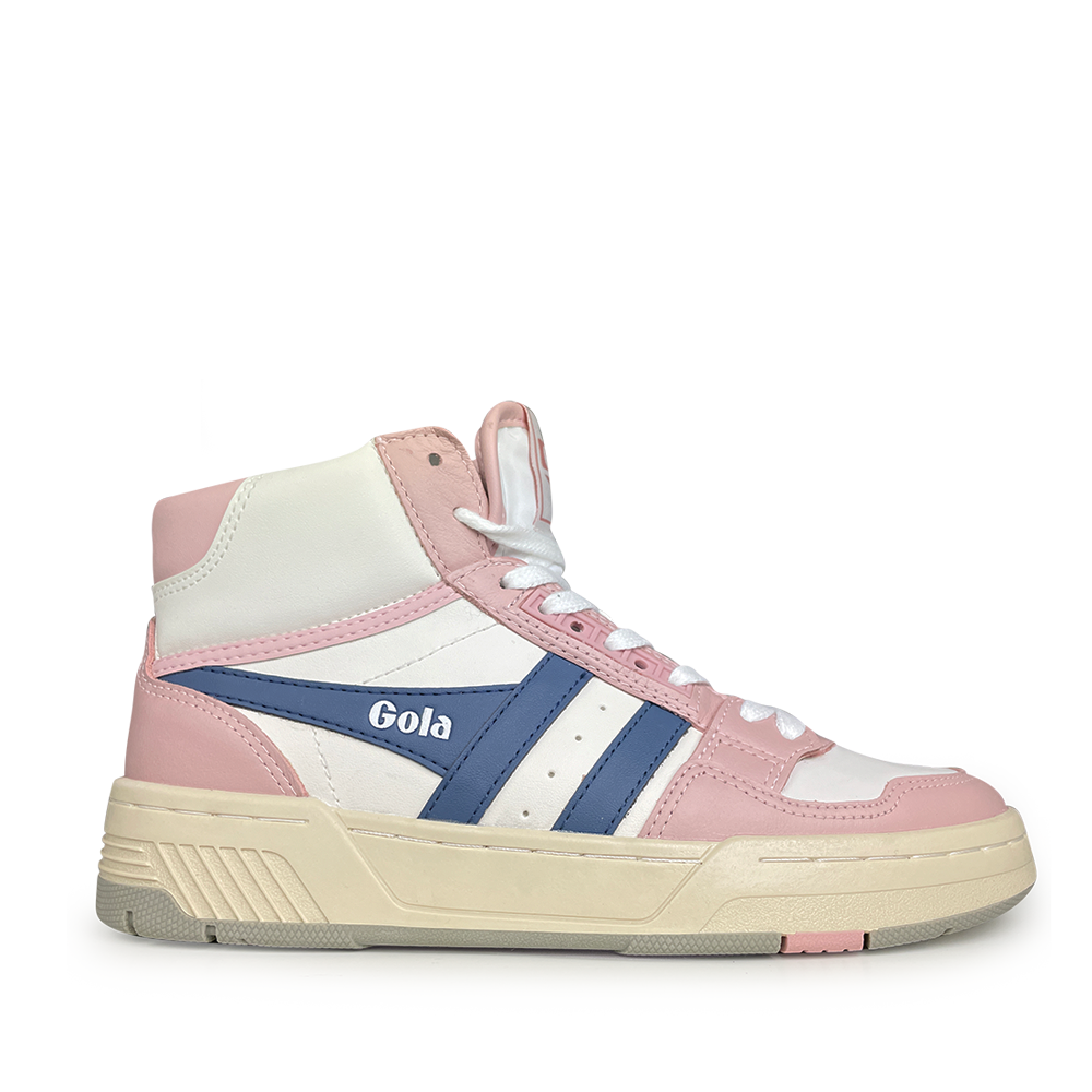 Challenge high sneaker wit/roze
