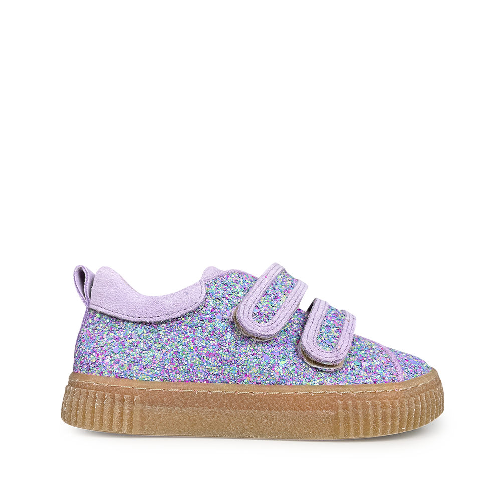 Sneaker lila glitter