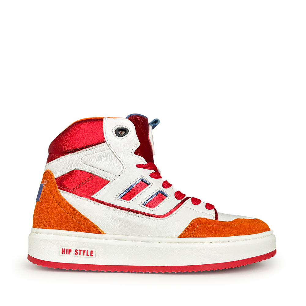 Sneaker wit / rood