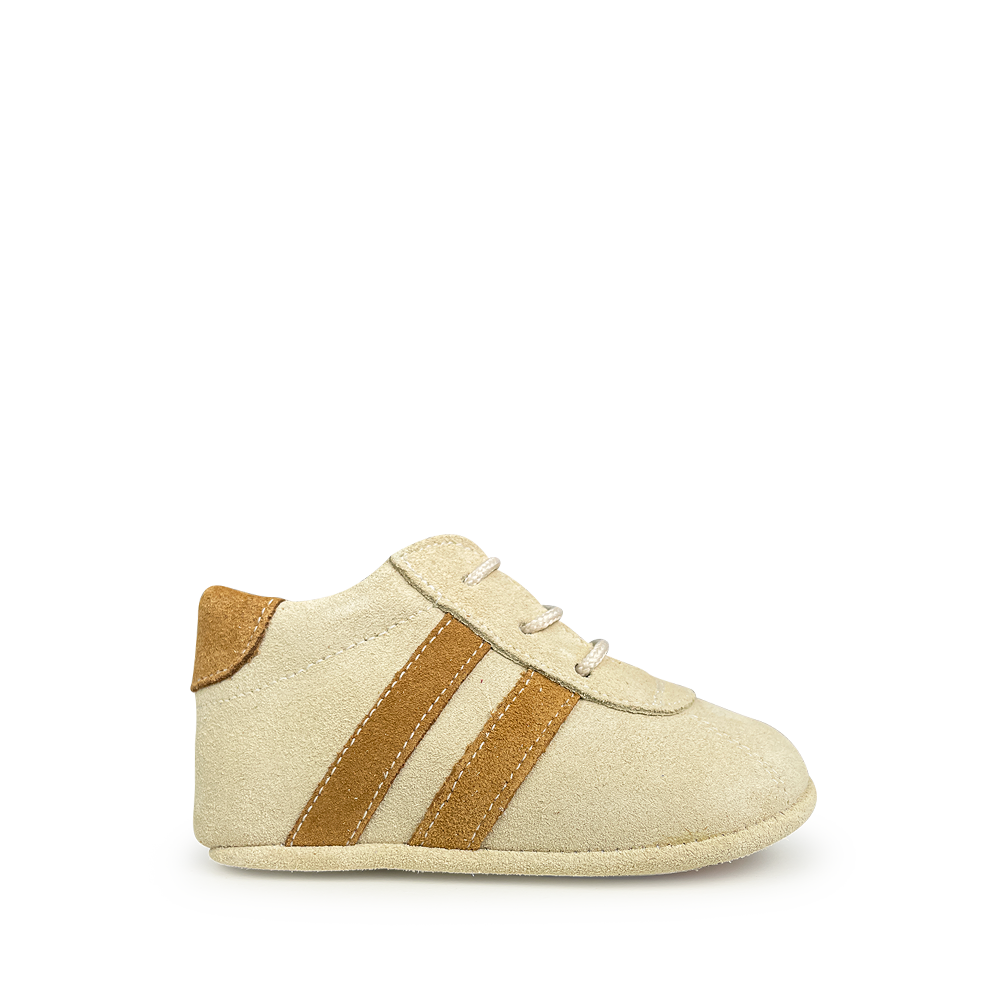 Babyslof beige / cognac