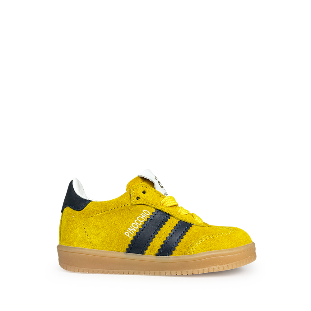 Ochre suede sneaker