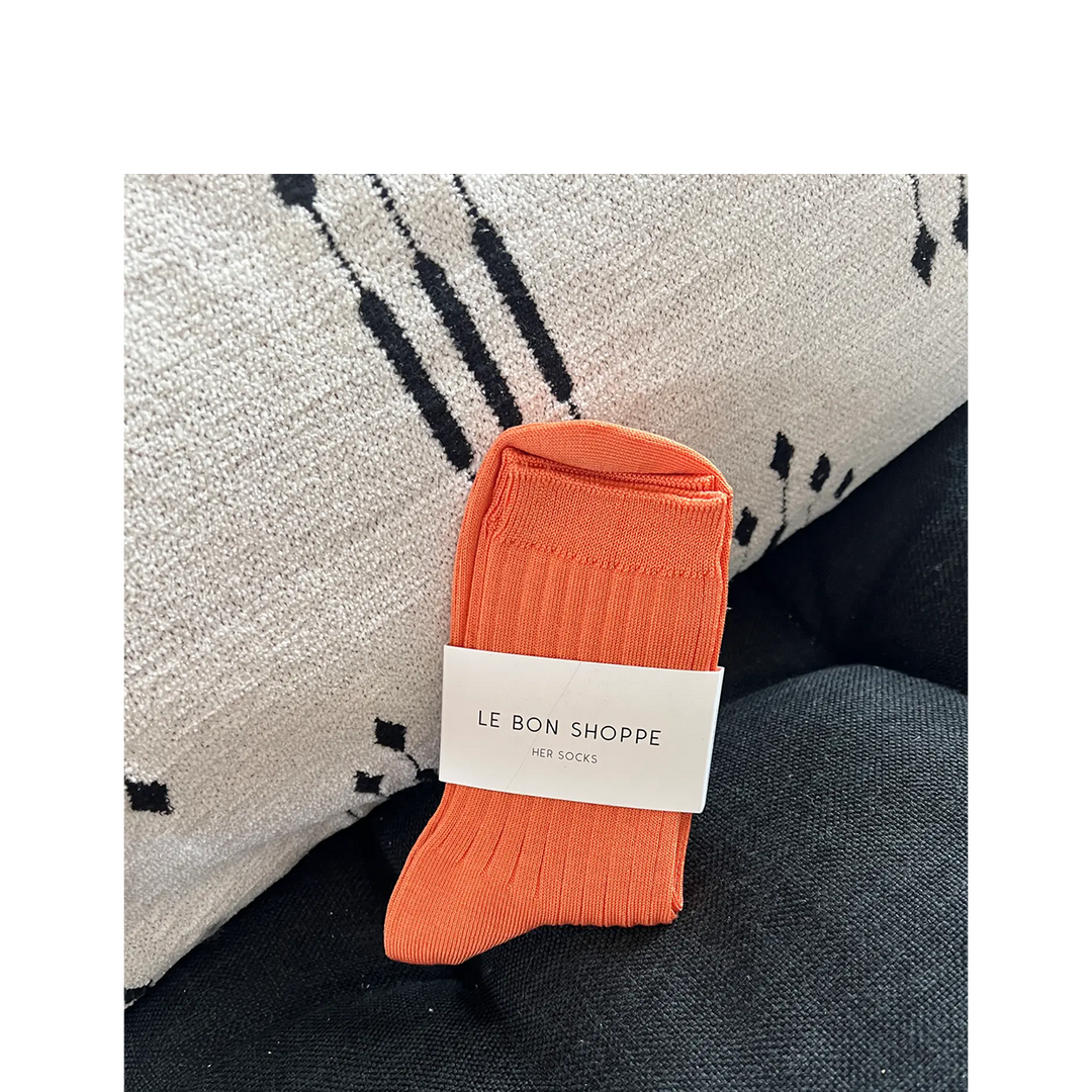 Her socks - Oranje