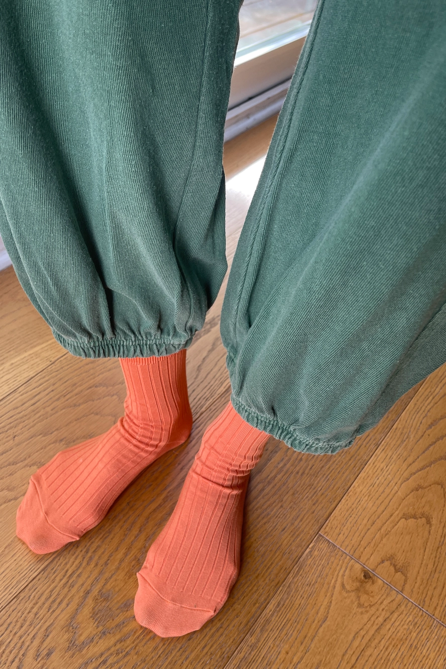 Her socks - Oranje