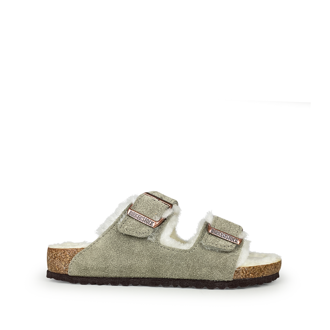 Slipper taupe / wool