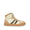 Sneaker met luipaard accent