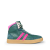 Sneaker met roze touch