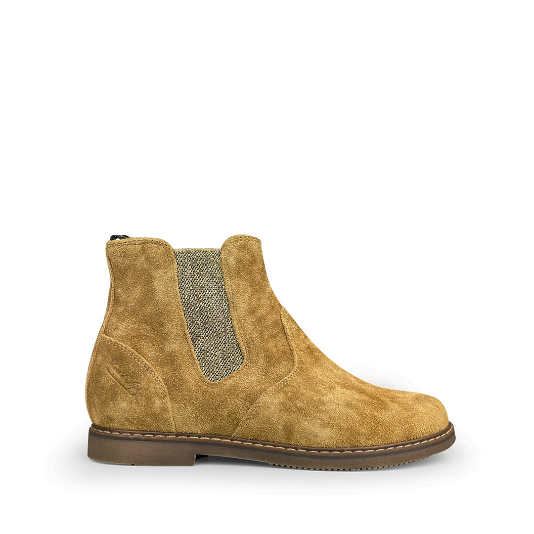 Korte beige laars