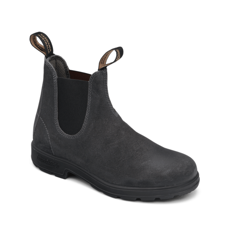 Laars original 1910 waxed suede steel grey