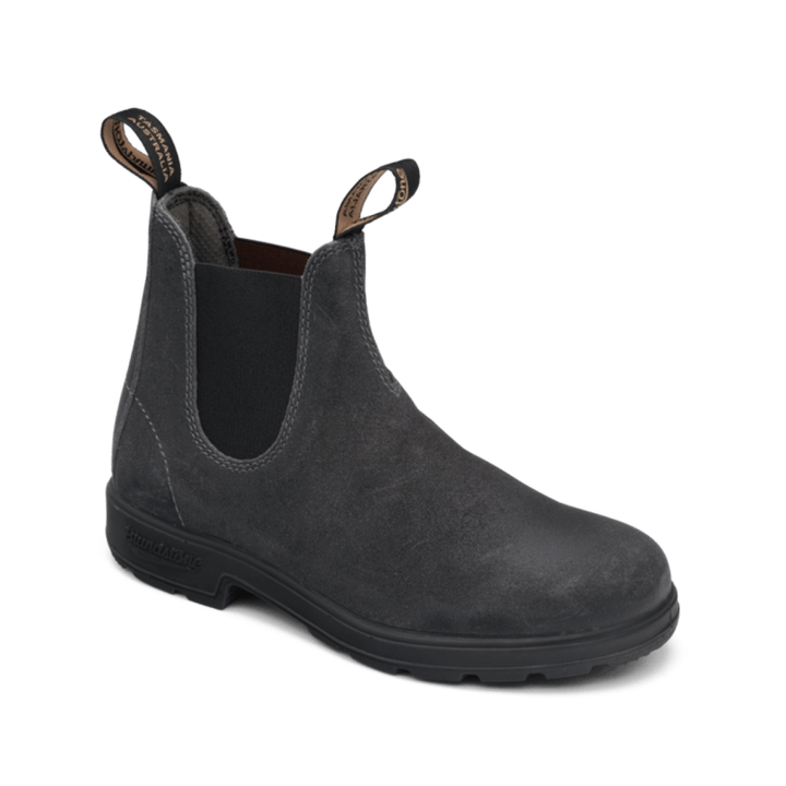Laars original 1910 waxed suede steel grey