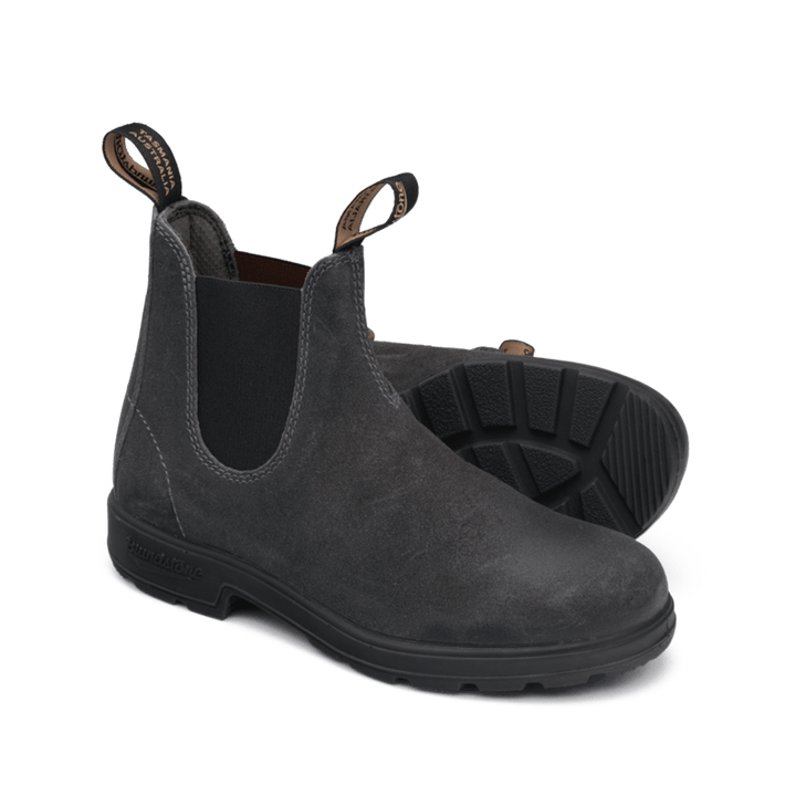 Laars original 1910 waxed suede steel grey