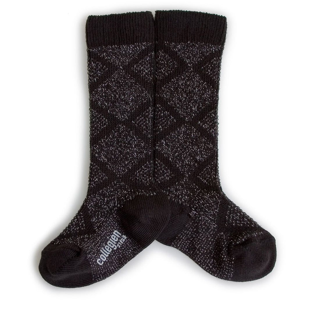 Kniekous zilver/zwart - Dark silver