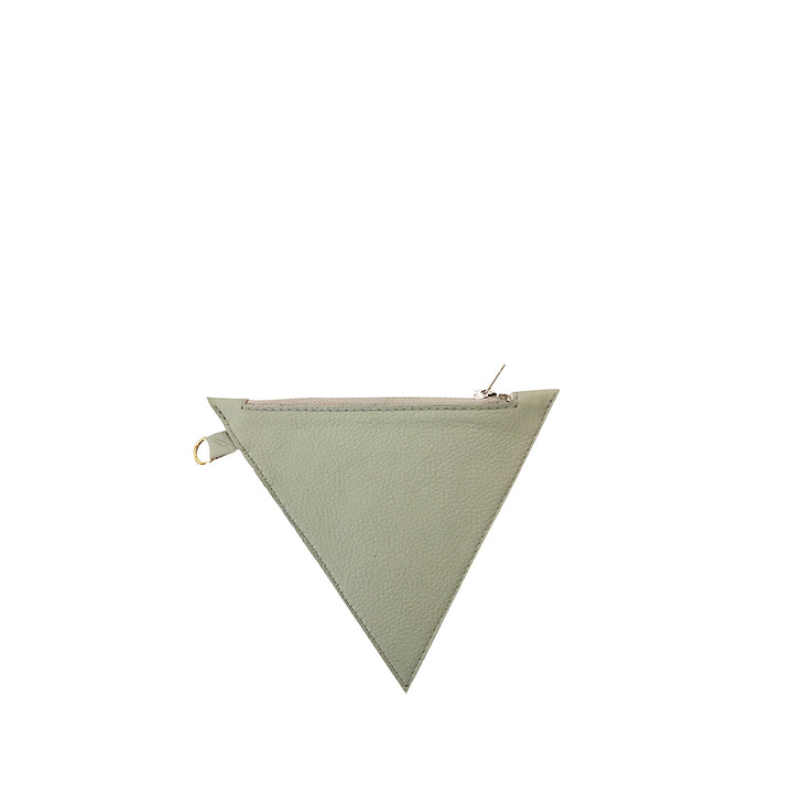 Geometric wallet blue triangle